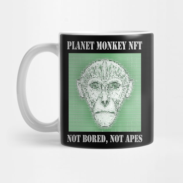 On Planet Monkey nft Collection Not Bored Apes by PlanetMonkey